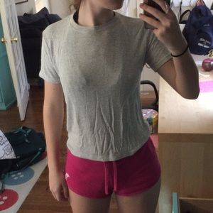 grey brandy melville t-shirt